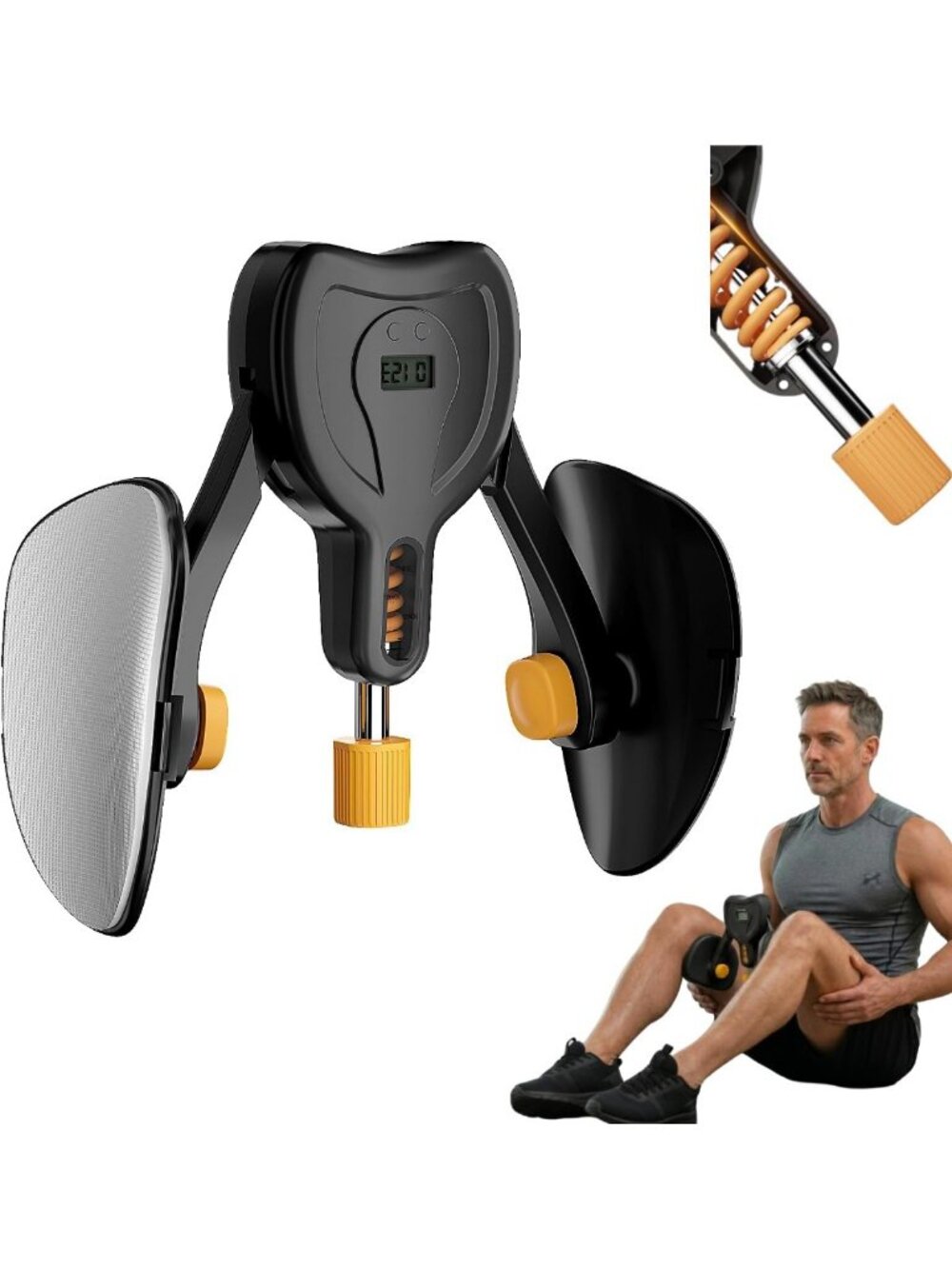 Adjustable Kegel Trainer for Men - 10-130 lb Pelvic Floor Strengthening Device